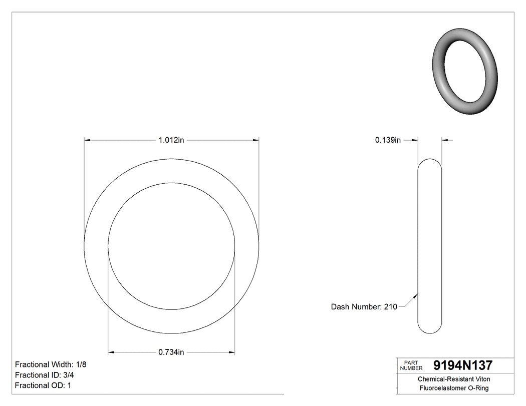 Technical drawing - 9194N137